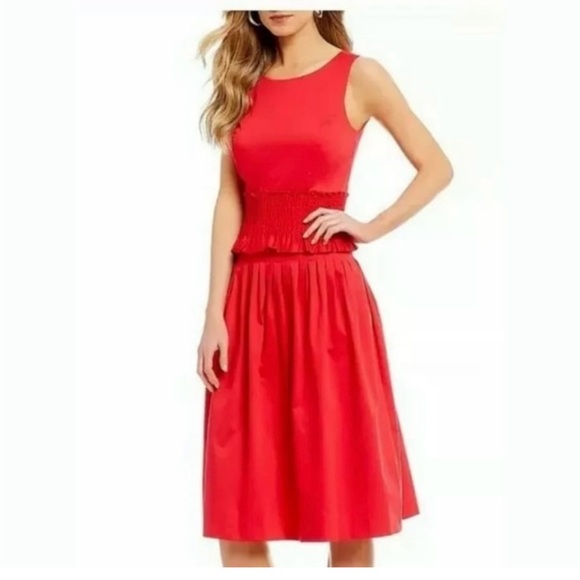 ANTONIO MELANI Dresses & Skirts - ANTONIO MELANI Red Midi Dress